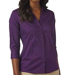 Lee Riders Purple Work Blouse